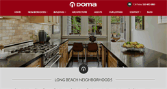 Desktop Screenshot of domaproperties.com